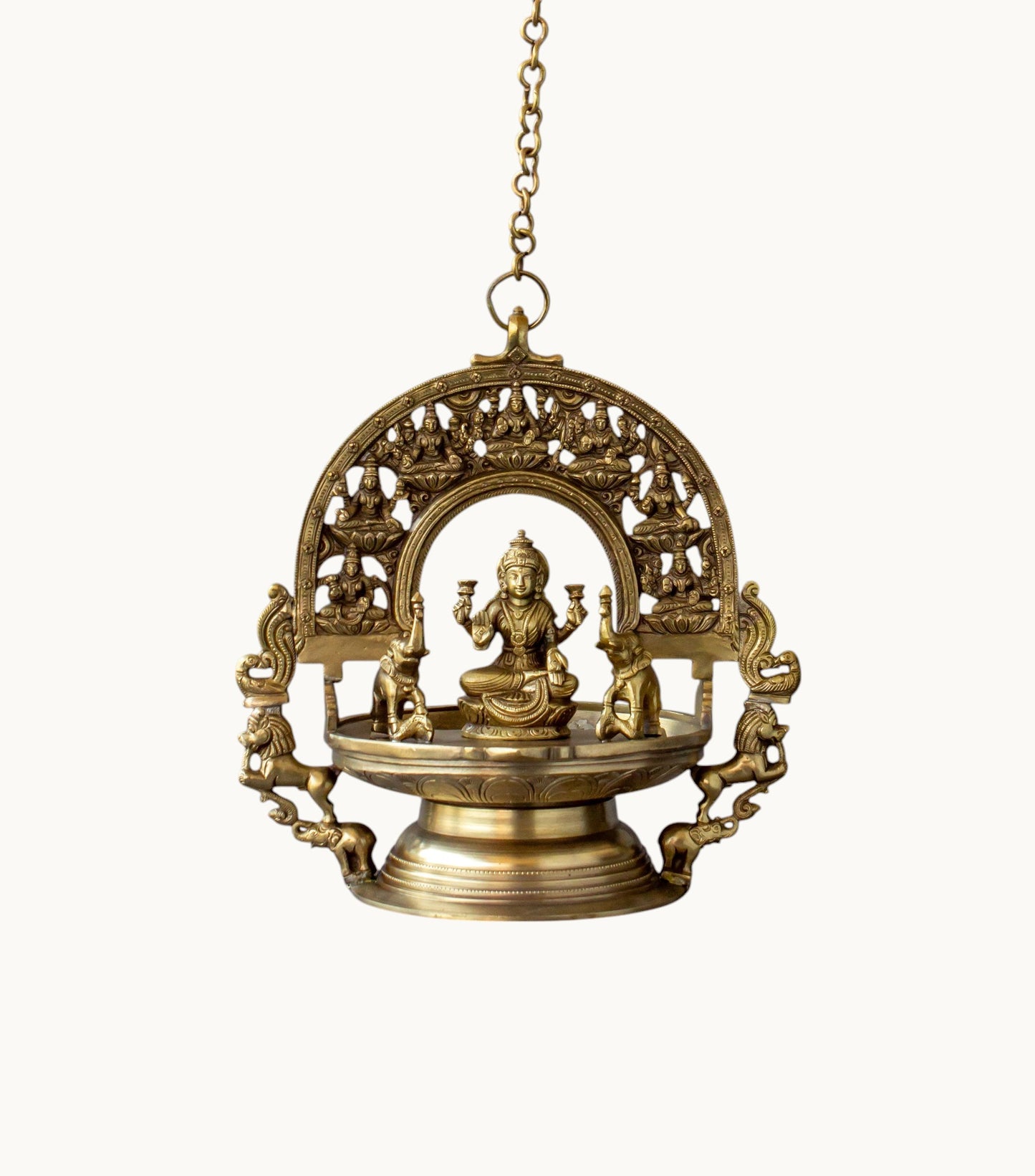 Thar Arts And Furniture - Brass Ashtalakshmi Deepa