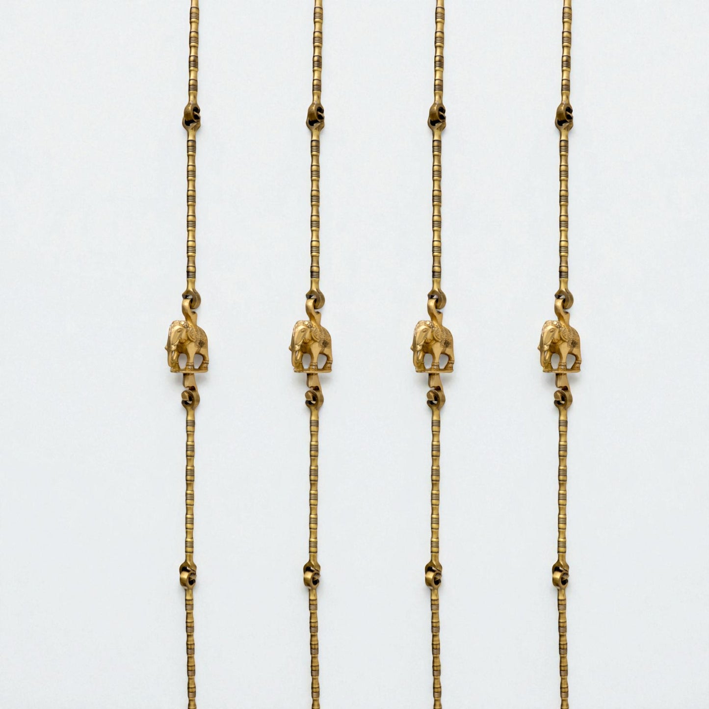 Thar Arts And Furniture - Swing Chain 12" Spindle Link Design With Elephant