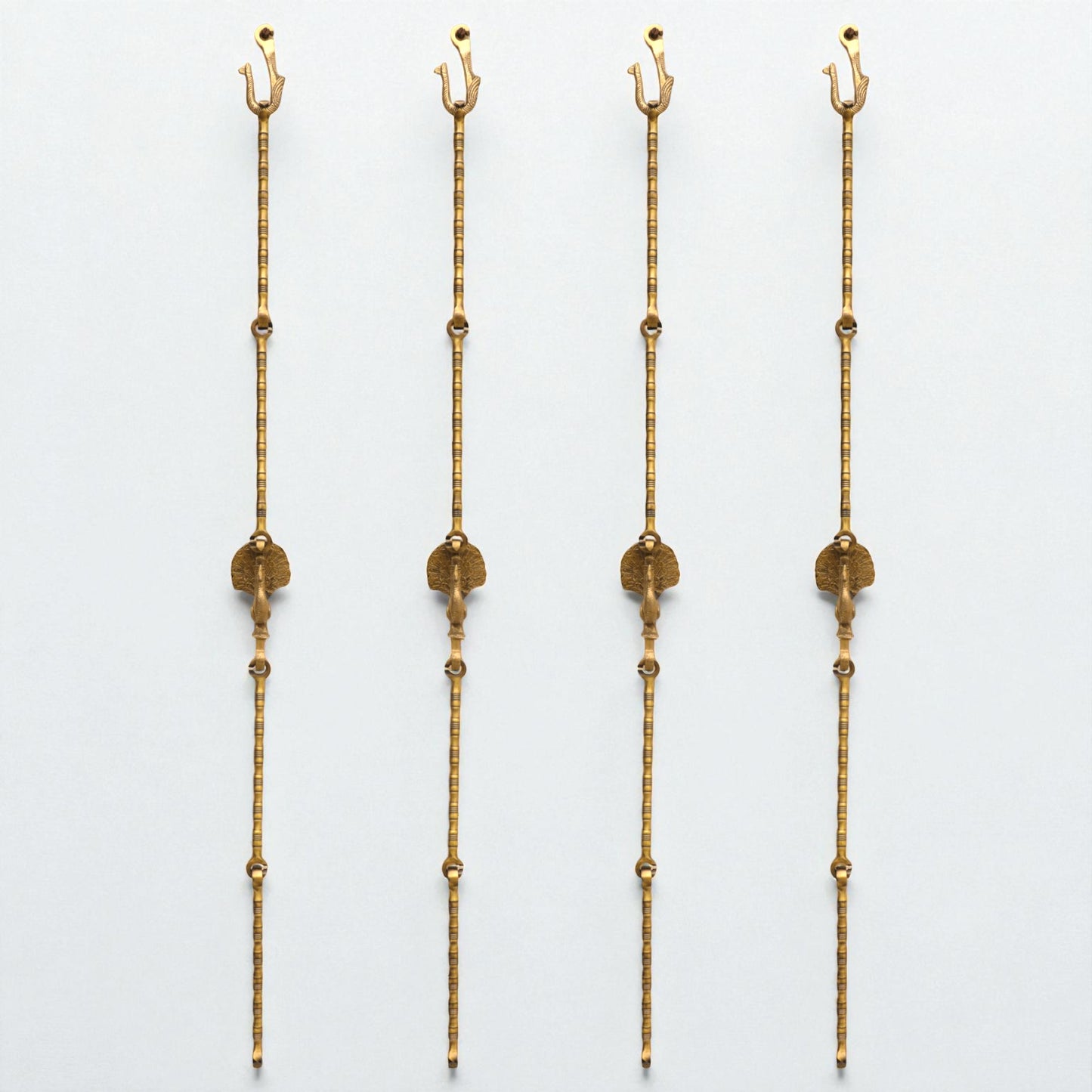 Thar Arts And Furniture - Swing Chain 12" Spindle Link Design With Peacock