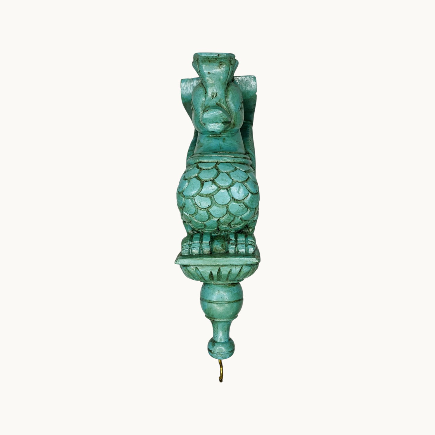 Thar Arts And Furniture - 9" Wooden Painted Swan Bracket