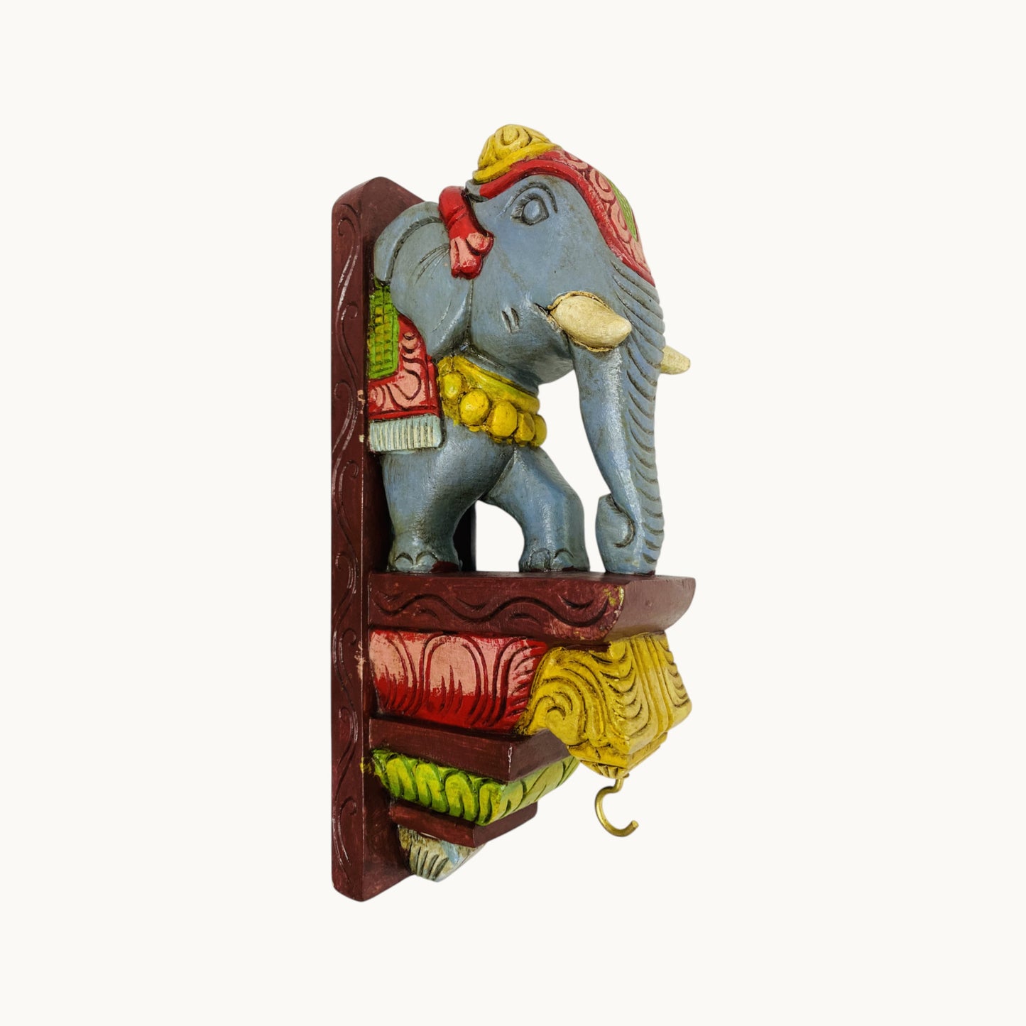 Thar Arts And Furniture - 12" Painted Wooden Bracket