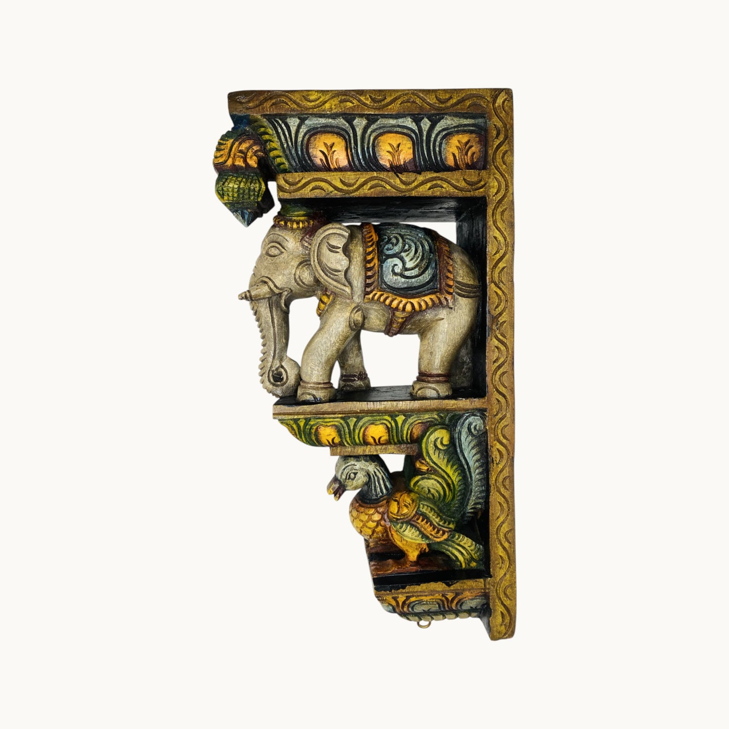 Thar Arts And Furniture - 18"Painted Wooden Bracket