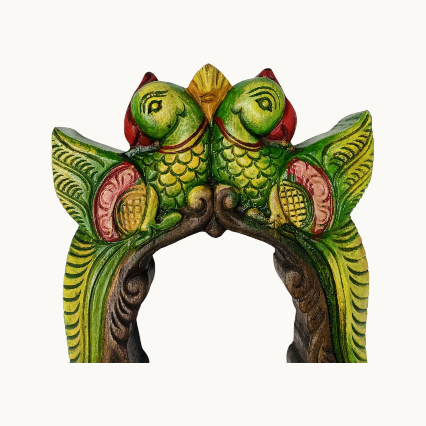 Thar Arts And Furniture - Double Parrot Mirror Frame