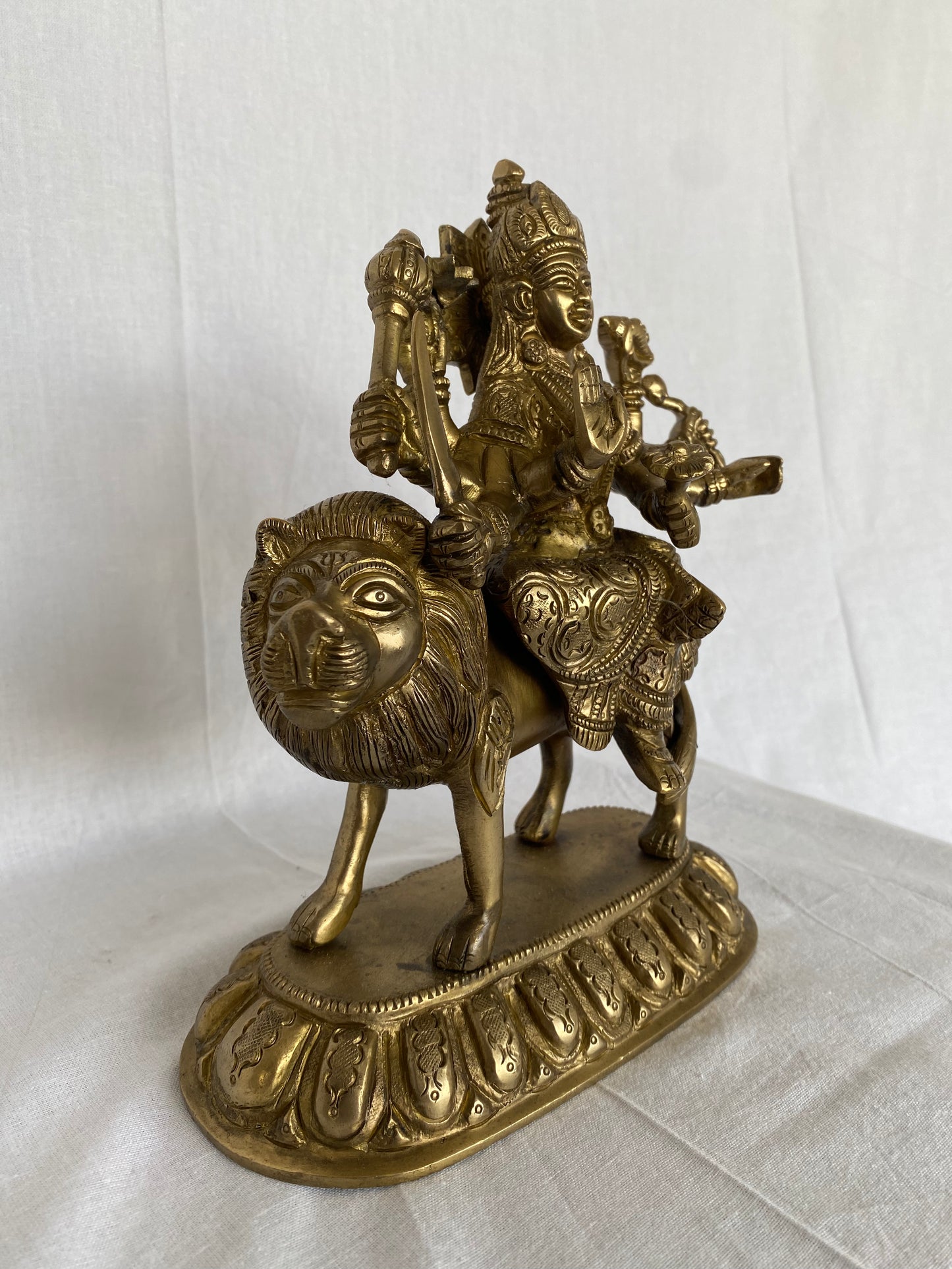 Thar Arts & Furniture - Durga Maa Brass Statue