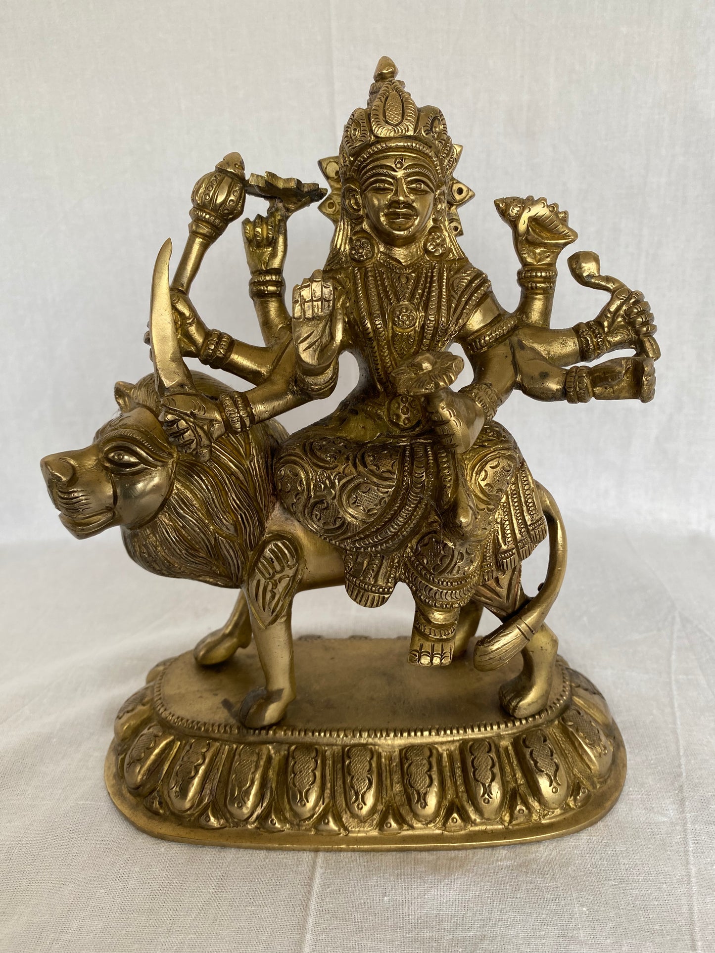 Thar Arts & Furniture - Durga Maa Brass Statue