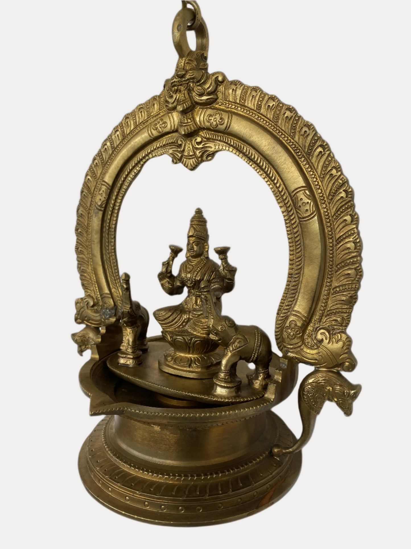 Thar Arts And Furniture - Bronze Gajalakshmi lamp
