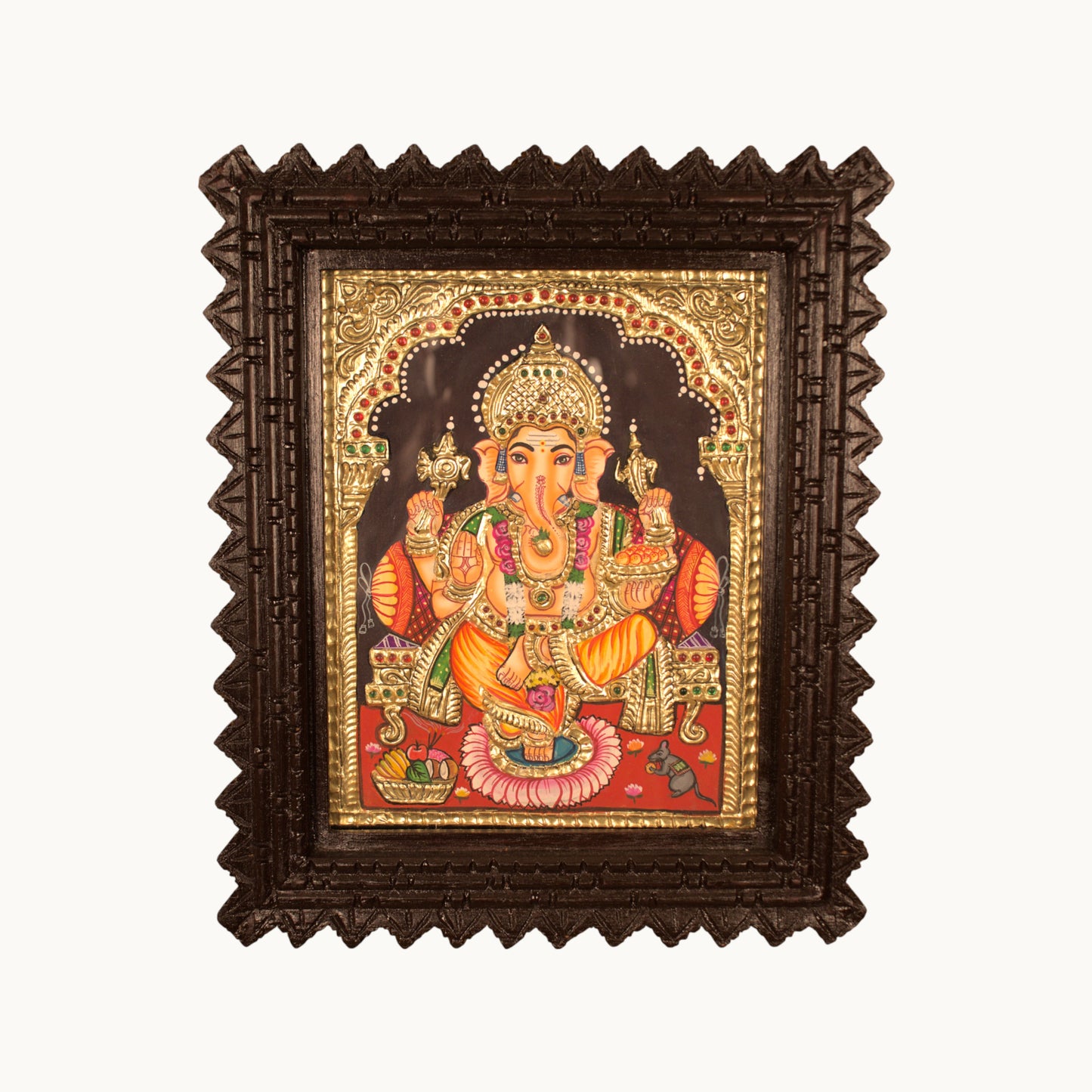Thar Arts And Furniture - Ganesha Tanjore Paintings