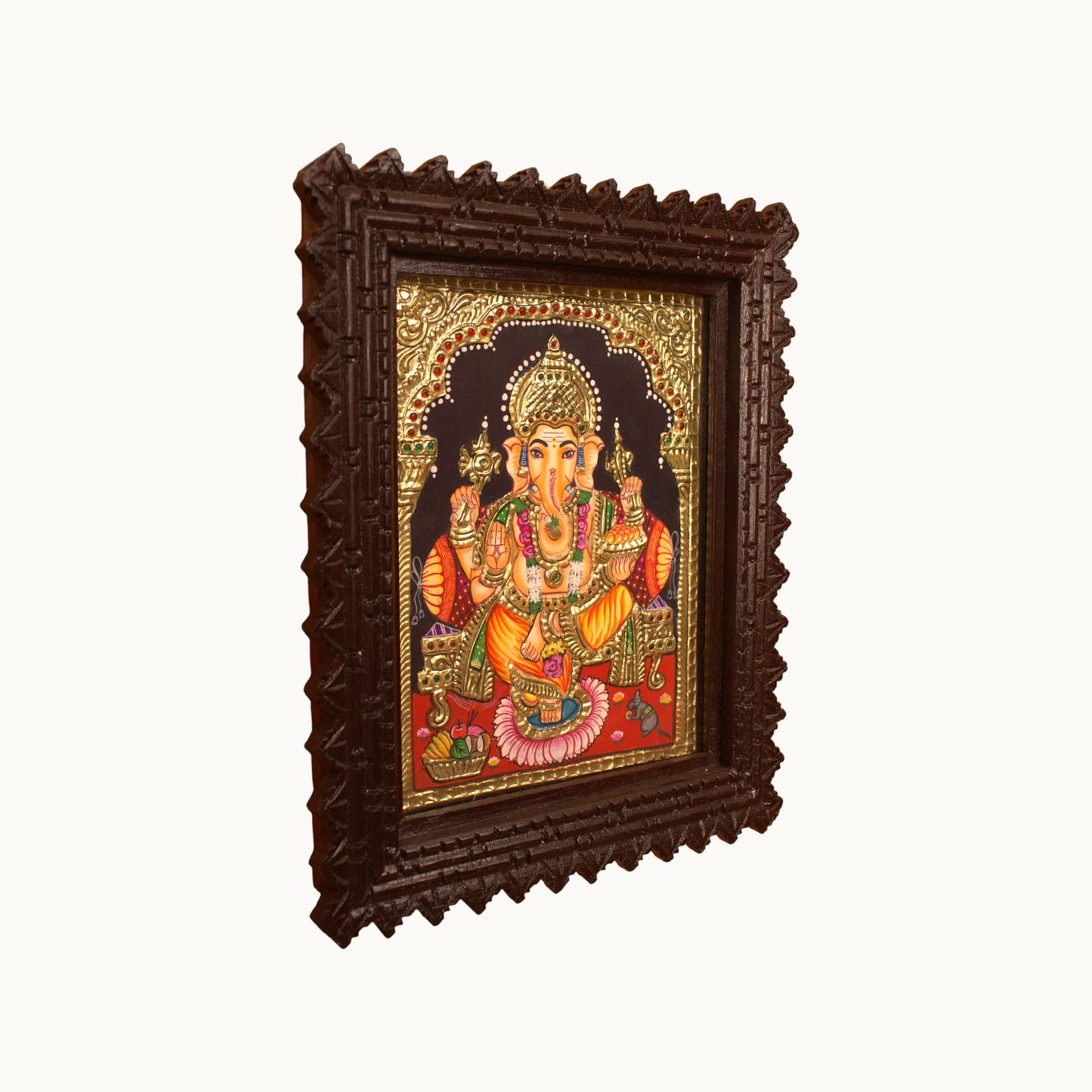 Thar Arts And Furniture - Ganesha Tanjore Paintings