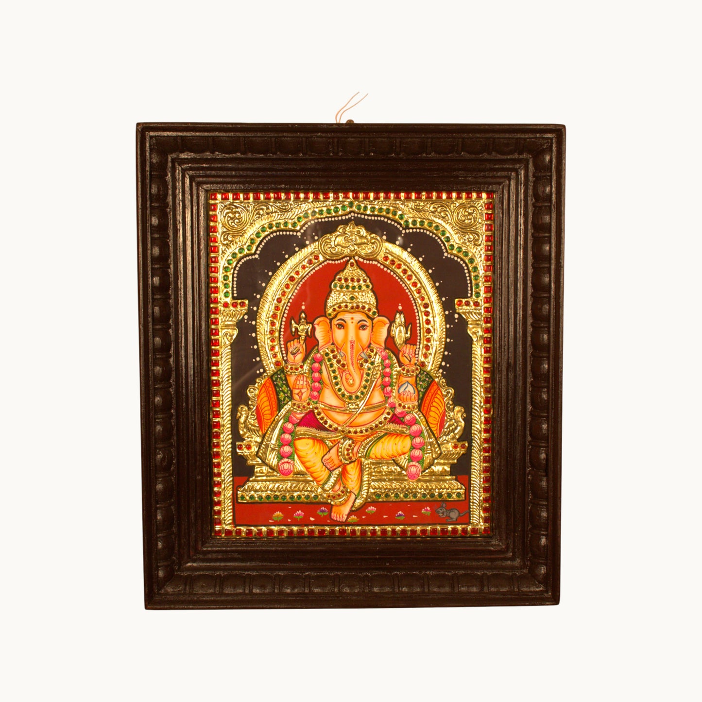 Thar Arts And Furniture - Tanjore Painting Ganesha