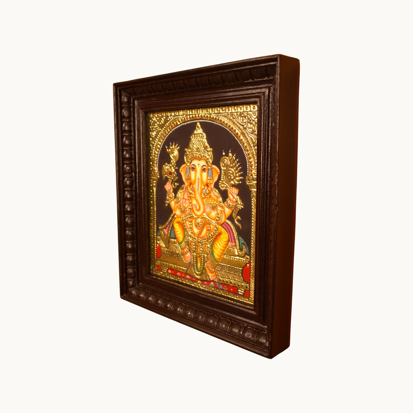 Thar Arts And Furniture - Tanjore Painting Ganesh