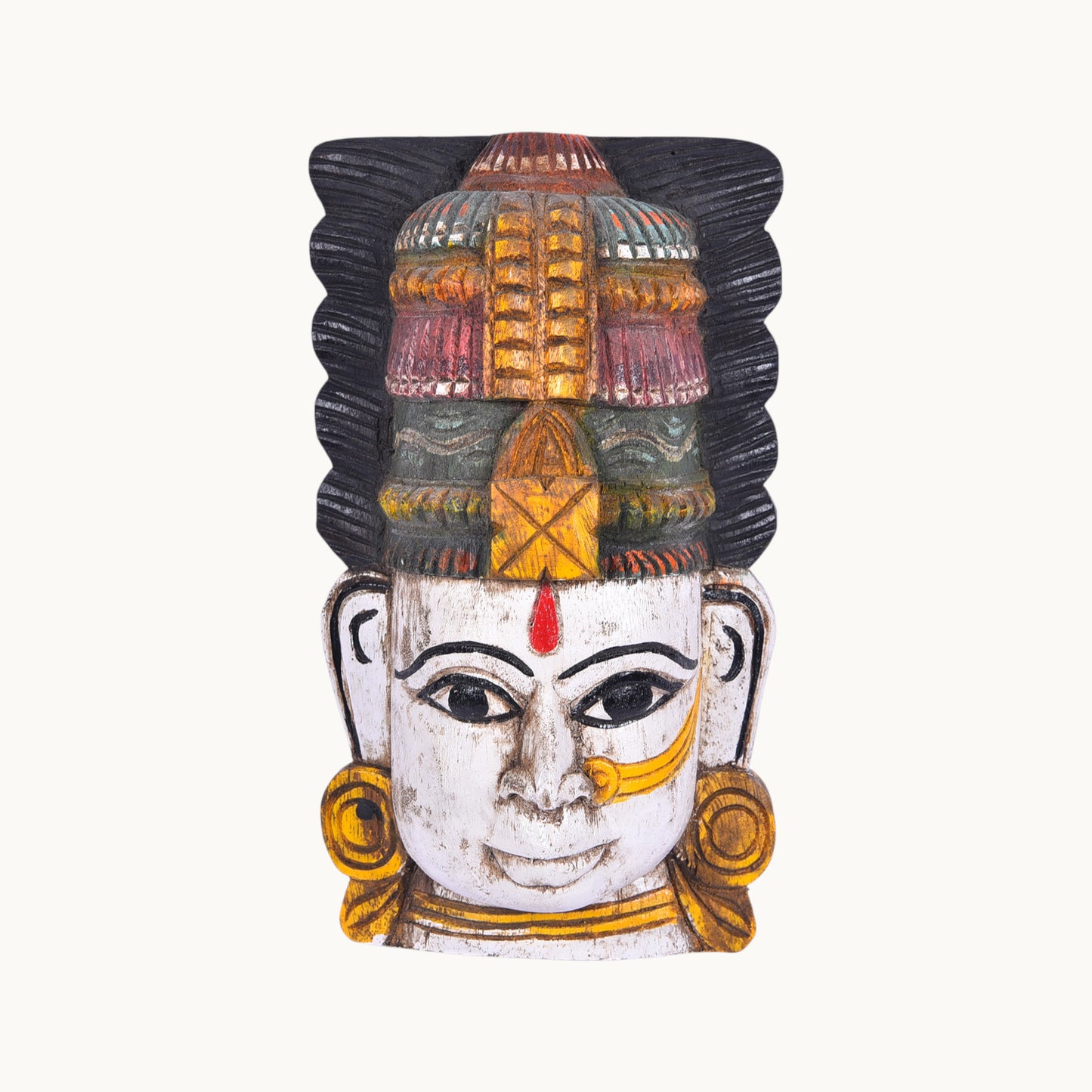 Thar Arts And Furniture - 12" Parvathi Mask