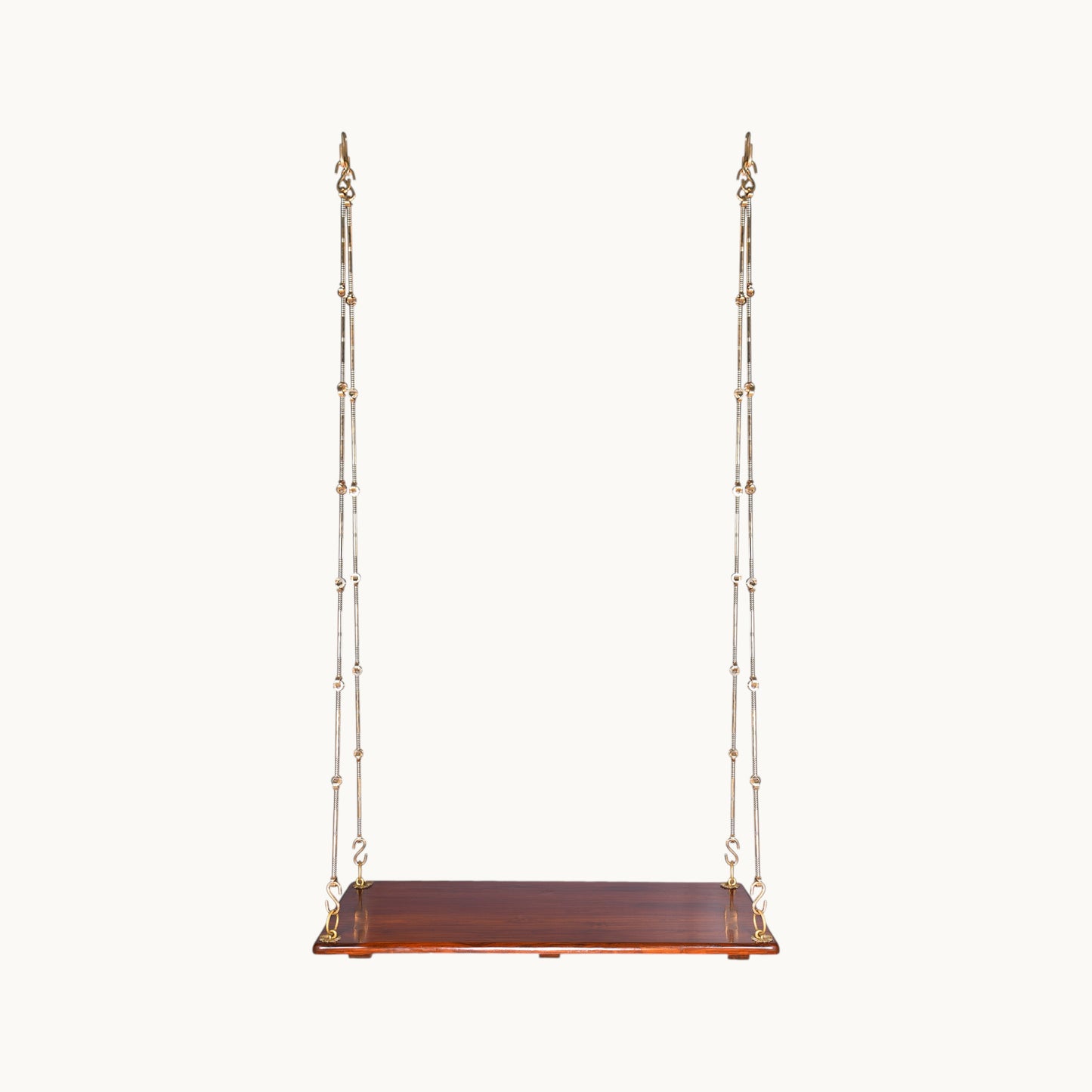 Thar Arts & Furniture – Teak Wood Swing in Honey finish (Plank)