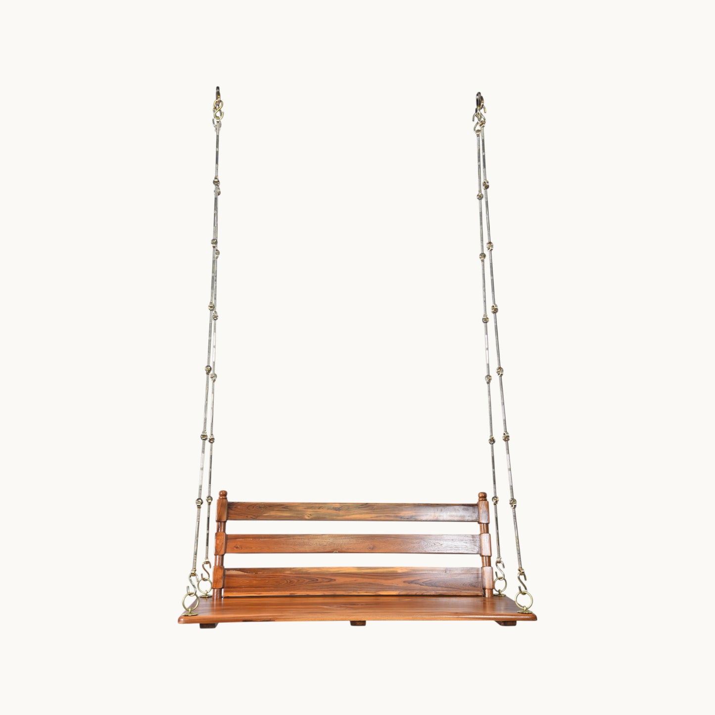 Thar Arts & Furniture – Teak Wood Swing with Back Rest