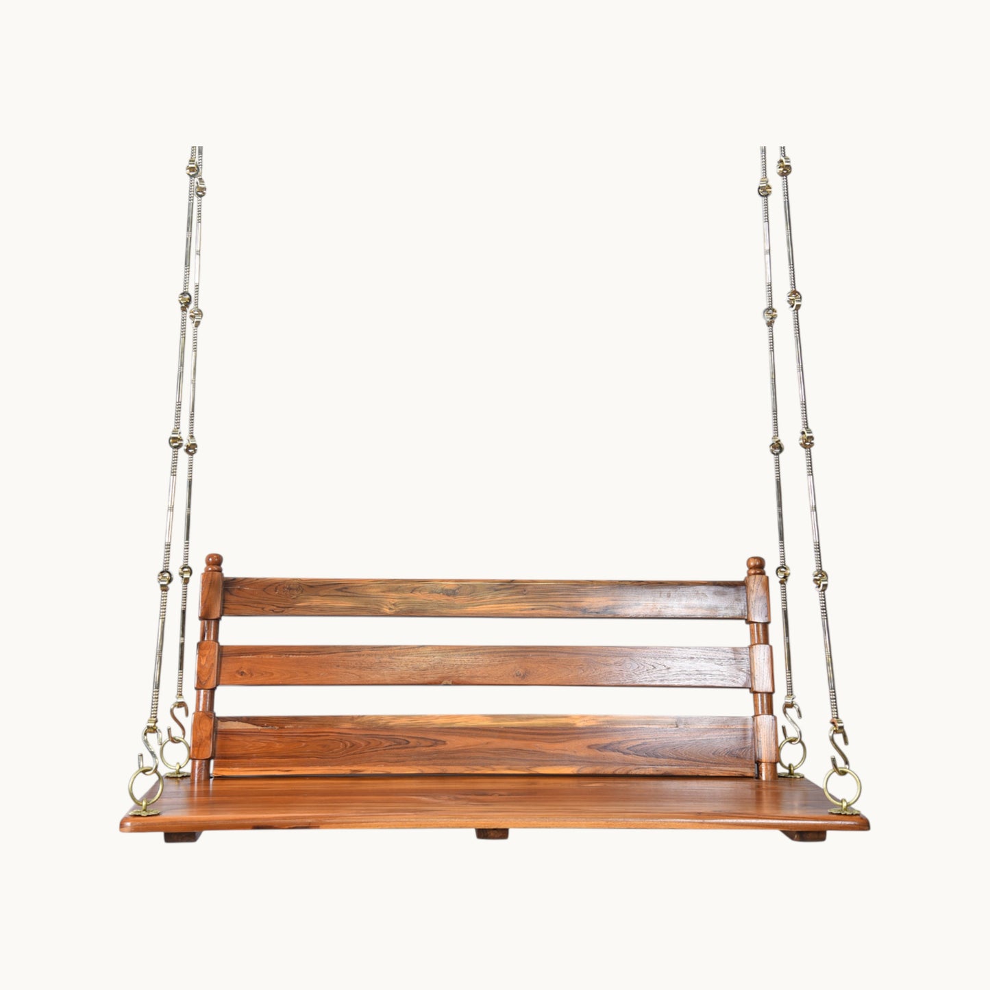 Thar Arts & Furniture – Teak Wood Swing with Back Rest