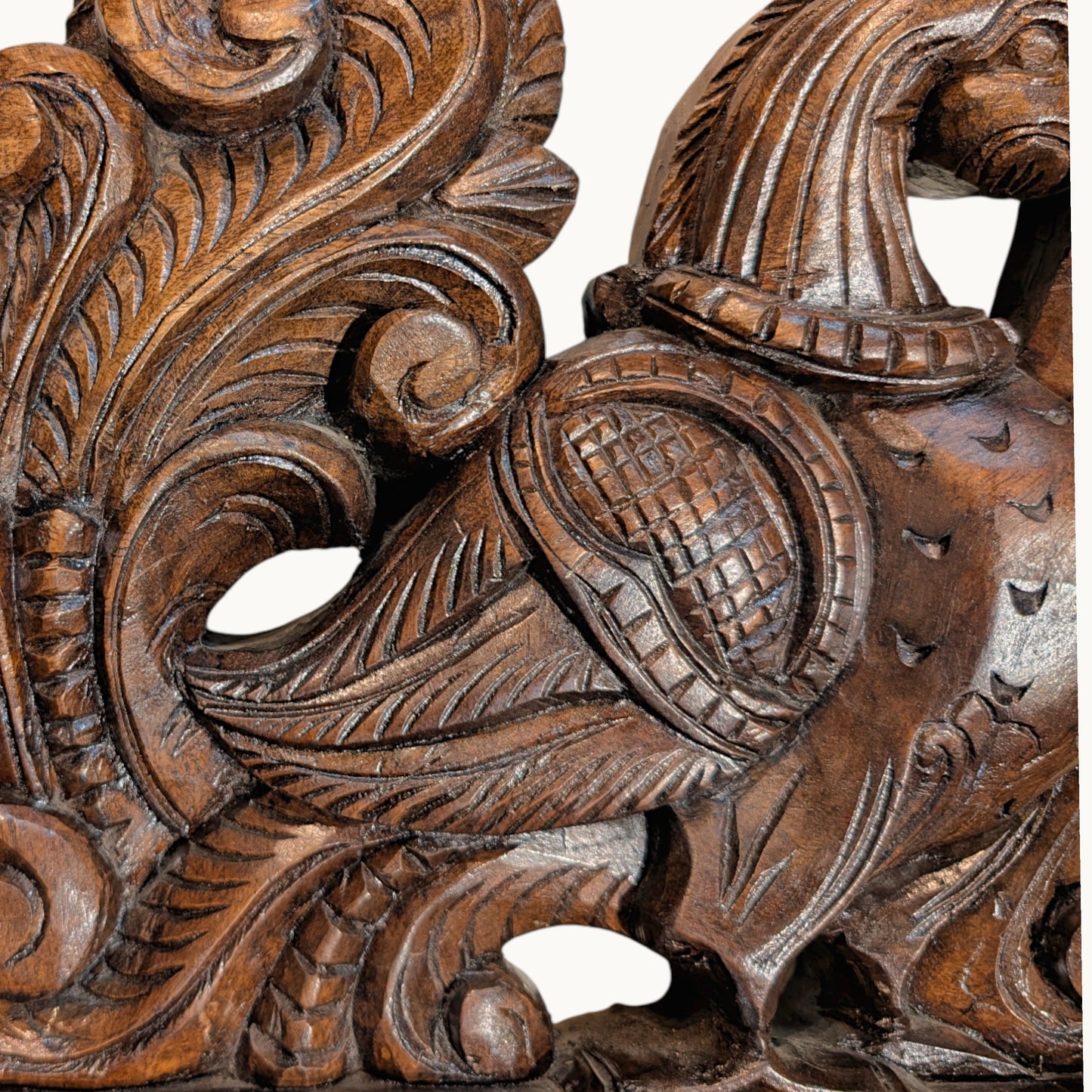 Thar Arts and Furniture - Wooden Pair of Hamsa Bird (Annapakshi)