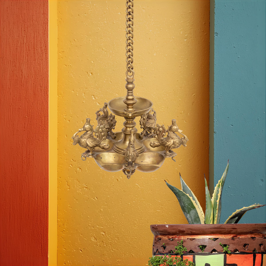 Thar Arts And Furniture - 5 Bird Lamp