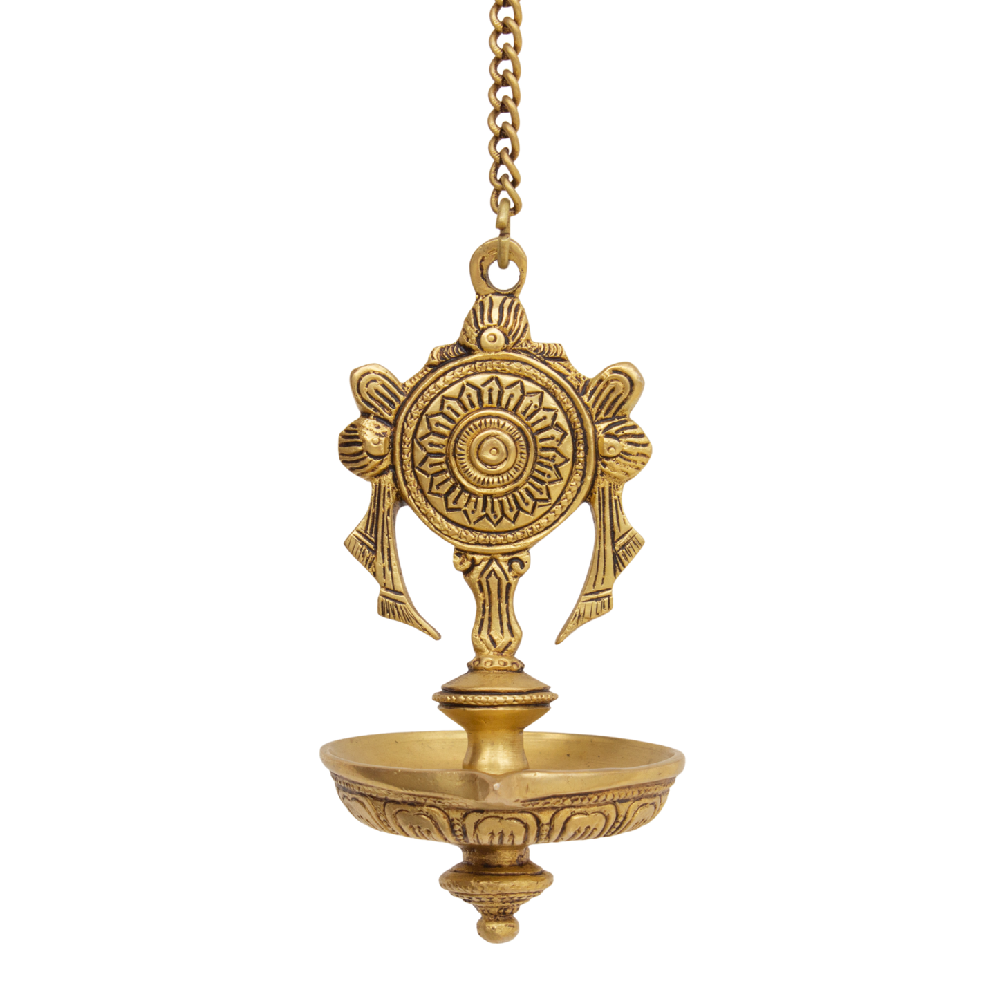 Thar Arts And Furniture - Shanka-Chakara Hanging Lamp