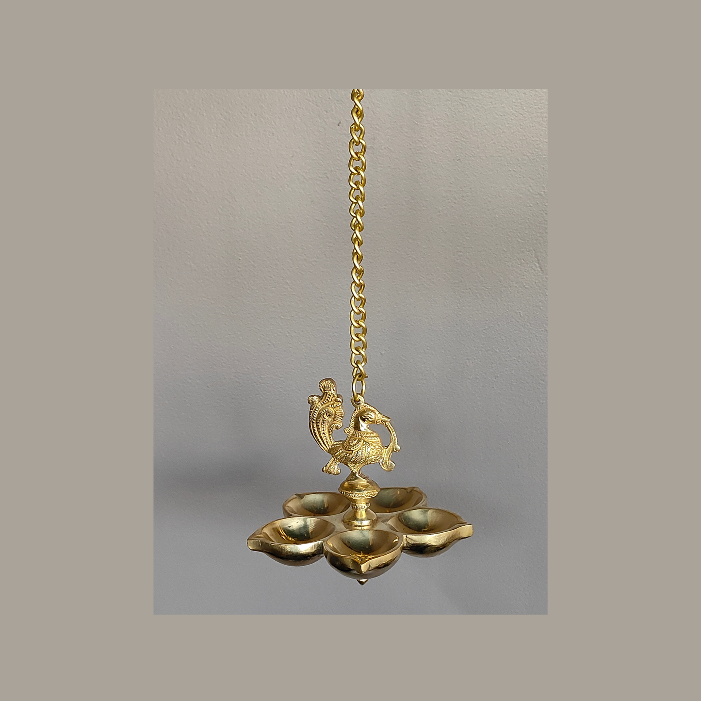 Thar Arts And Furniture - Brass Super Fine Hanging Bird Lamp