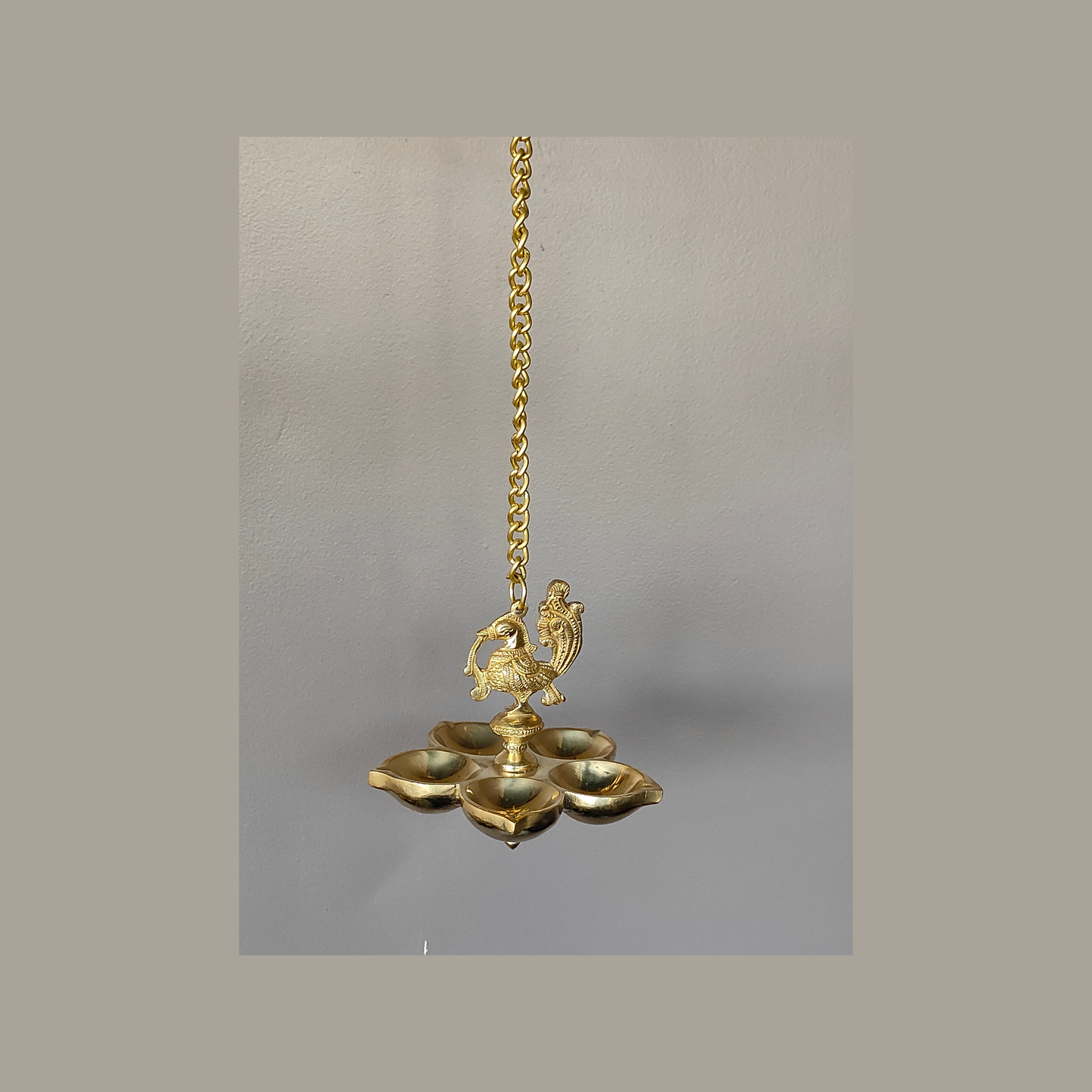 Thar Arts And Furniture - Brass Super Fine Hanging Bird Lamp