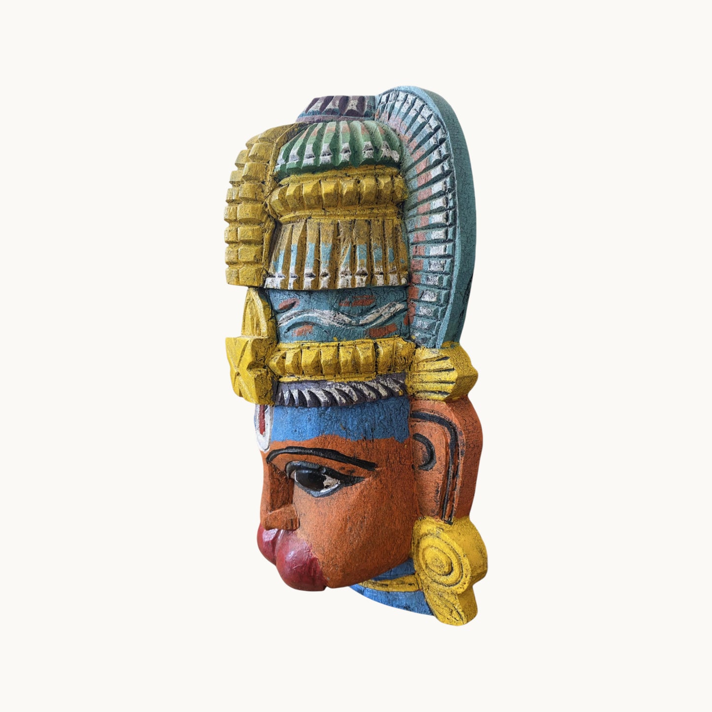 Thar Arts And Furniture - 12" Hanuman Mask