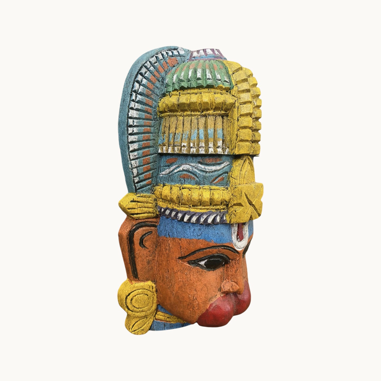 Thar Arts And Furniture - 12" Hanuman Mask