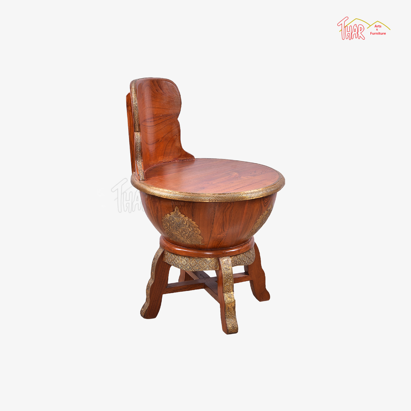 Thar Arts And Furniture - SOLID WOOD CAFETERIA CHAIR