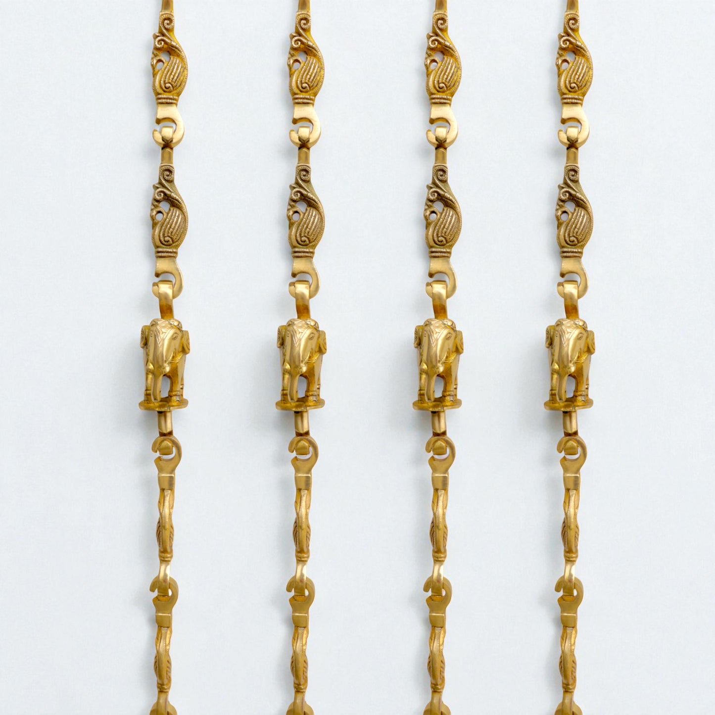 Thar Arts And Furniture - Swing Chain Single Peacock With Elephant