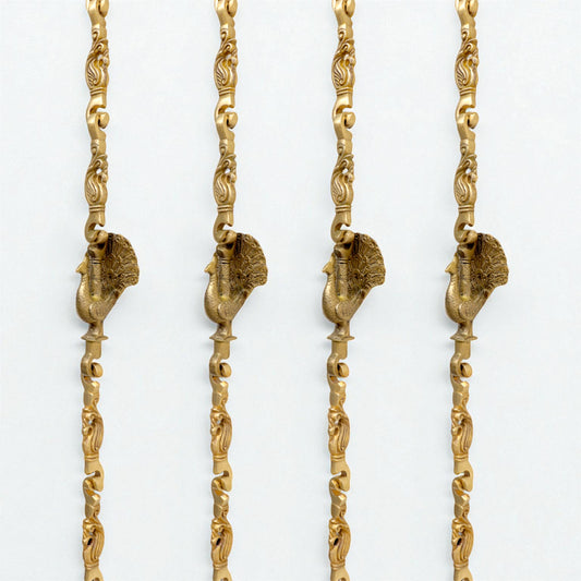 Thar Arts And Furniture - Swing Chain Single Peacock with Peacock Figure