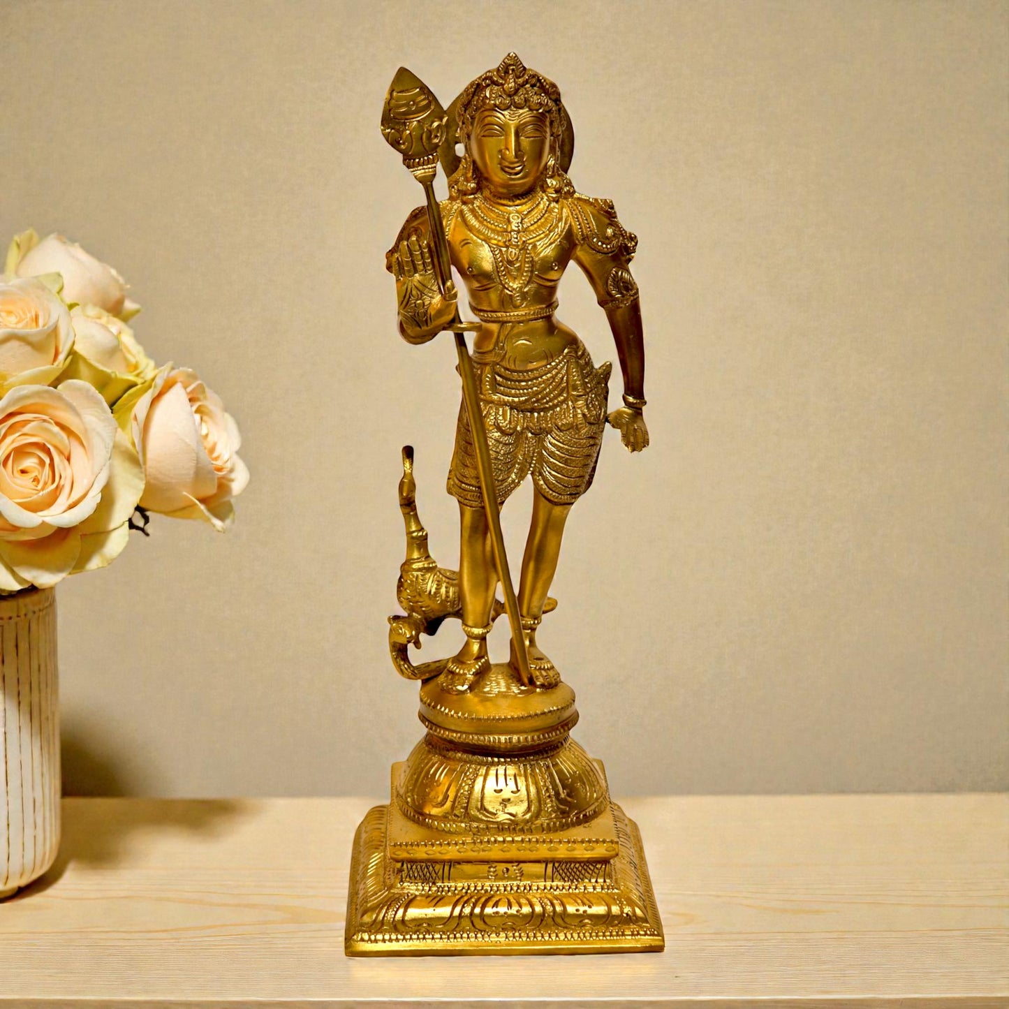 Bronze Murgan Statue - Lord Murugan Idol | Thar Arts & Furniture