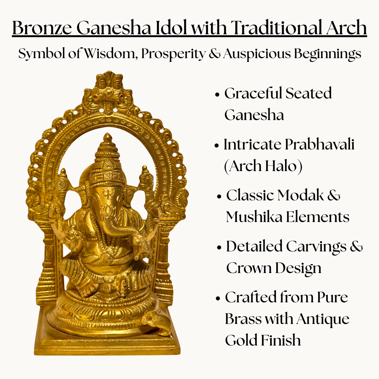 Thar Arts And Furniture - Prabhawali Ganesha