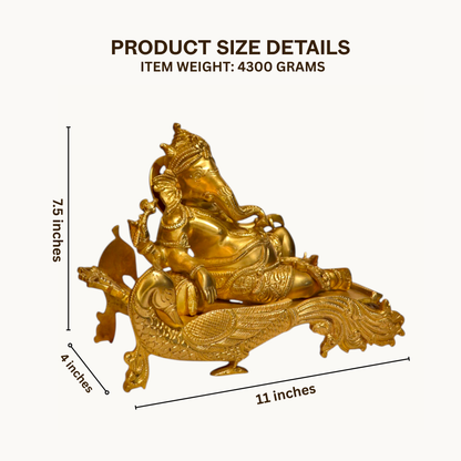 Thar Arts And Furniture - Brass Deewan Ganesha