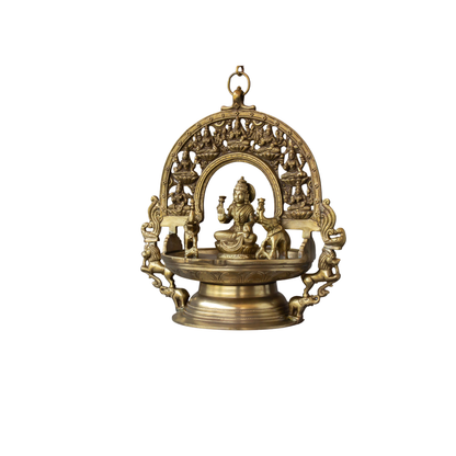Thar Arts And Furniture - Brass Ashtalakshmi Deepa
