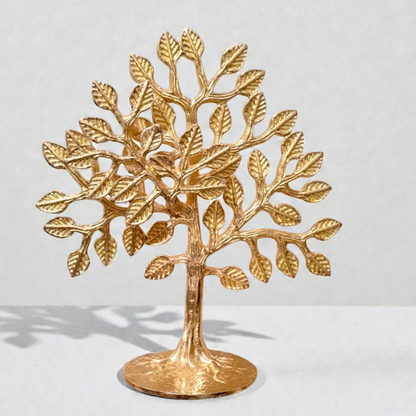 Handcrafted Brass Tree of Life Sculpture | Premium Brass Home Decor