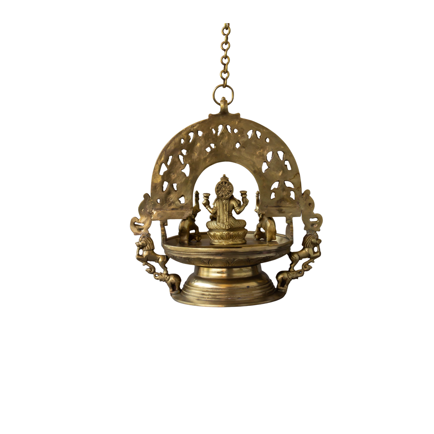 Thar Arts And Furniture - Brass Ashtalakshmi Deepa