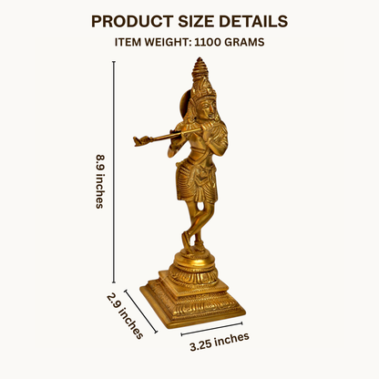 Thar Arts And Furniture - Brass Krishna Statues