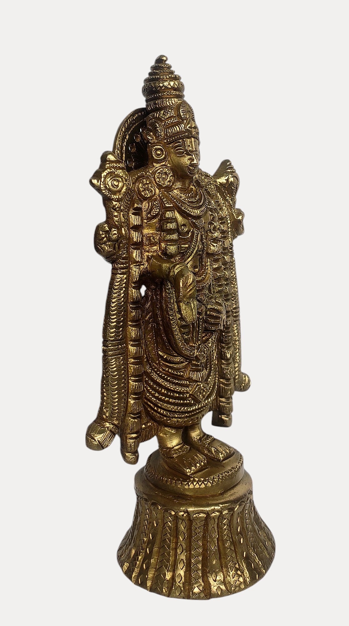 Thar Arts And Furniture - Brass Lord Venkateshwara Statue