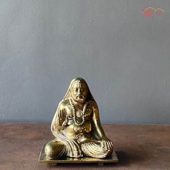 Thar Arts And Furniture - Brass Raghvendra Statue