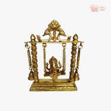 Brass Pillar Swing Ganesh