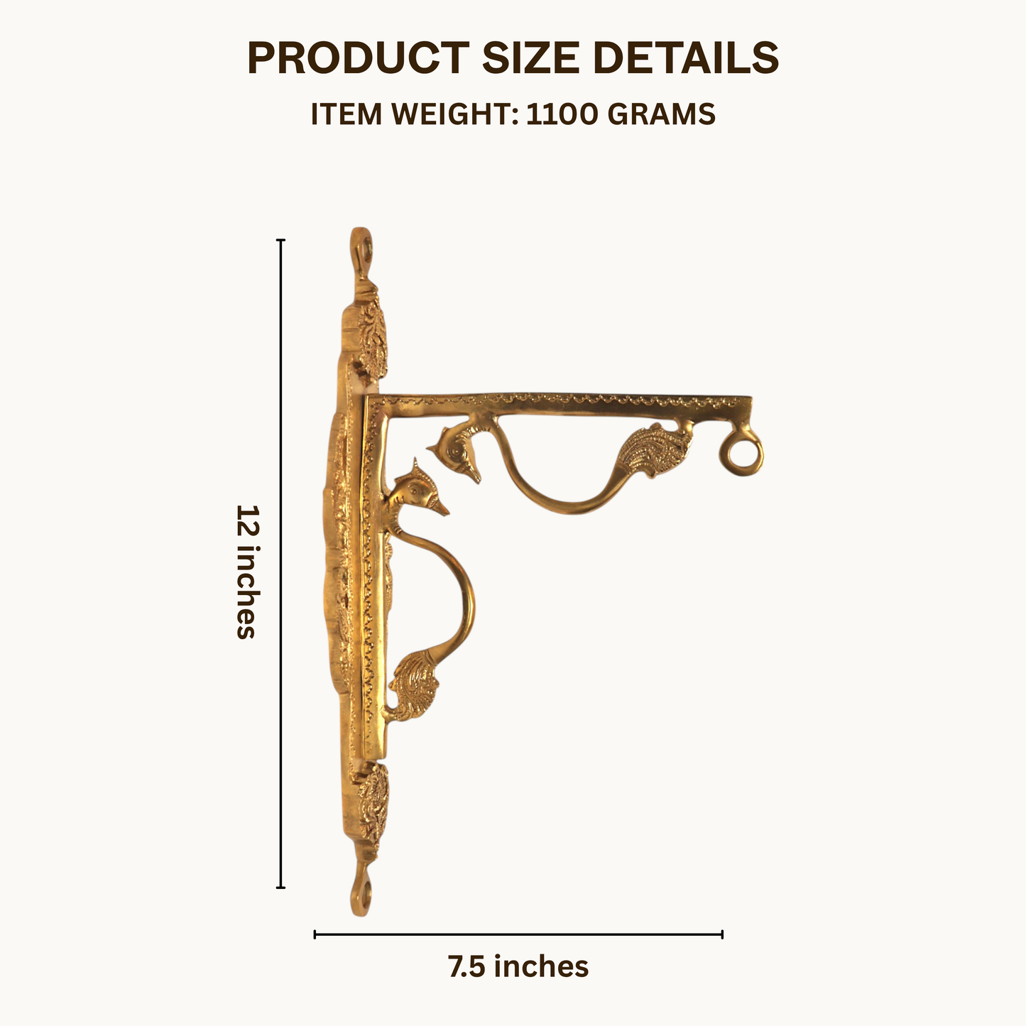Thar Arts And Furniture - Brass Wall Bracket