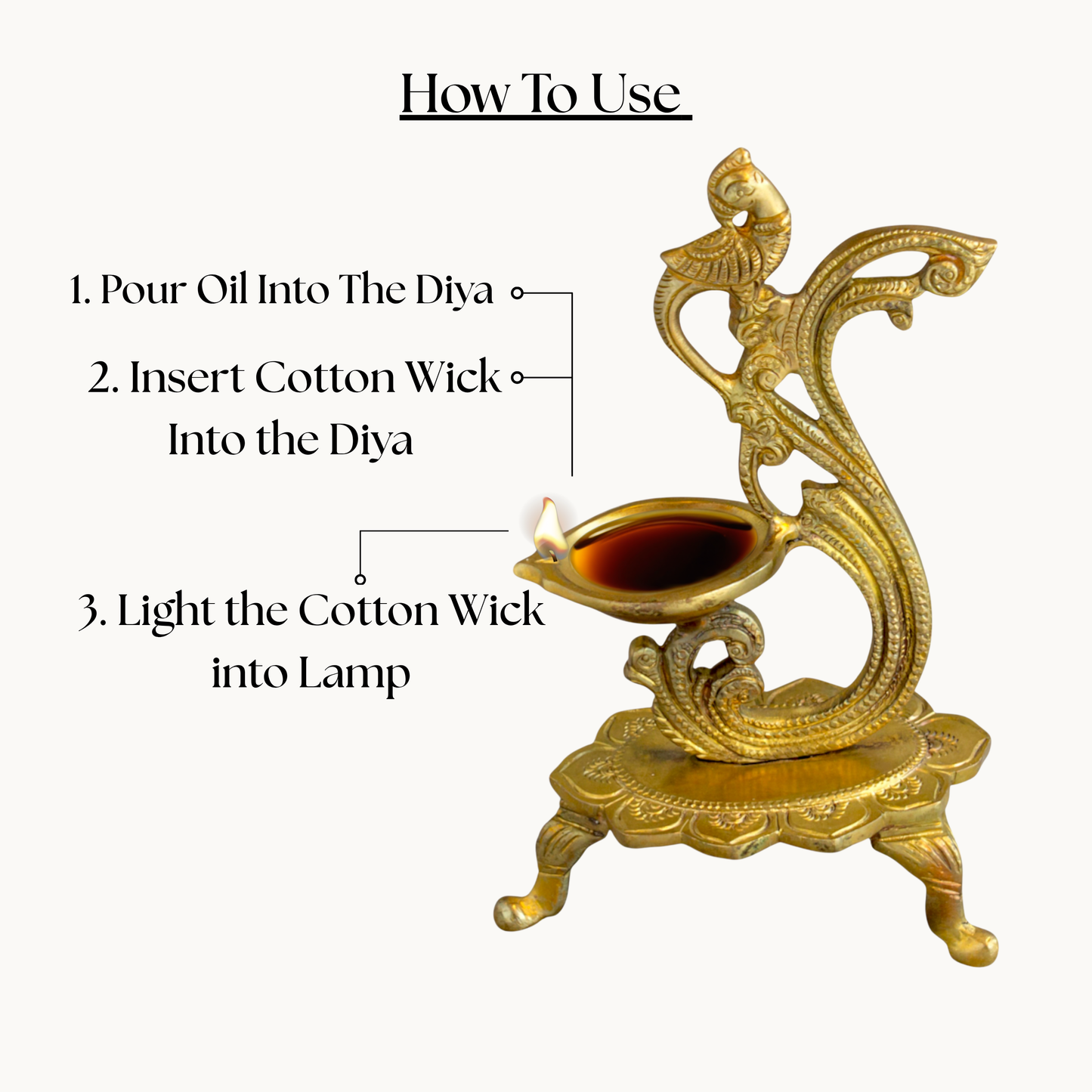 Thar Arts And Furniture -Brass Deepam