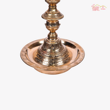 Brass Peacock Design Oil Lamp