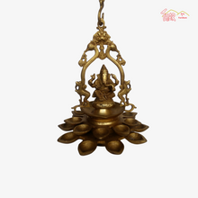 Brass Ganesha Hanging Diya