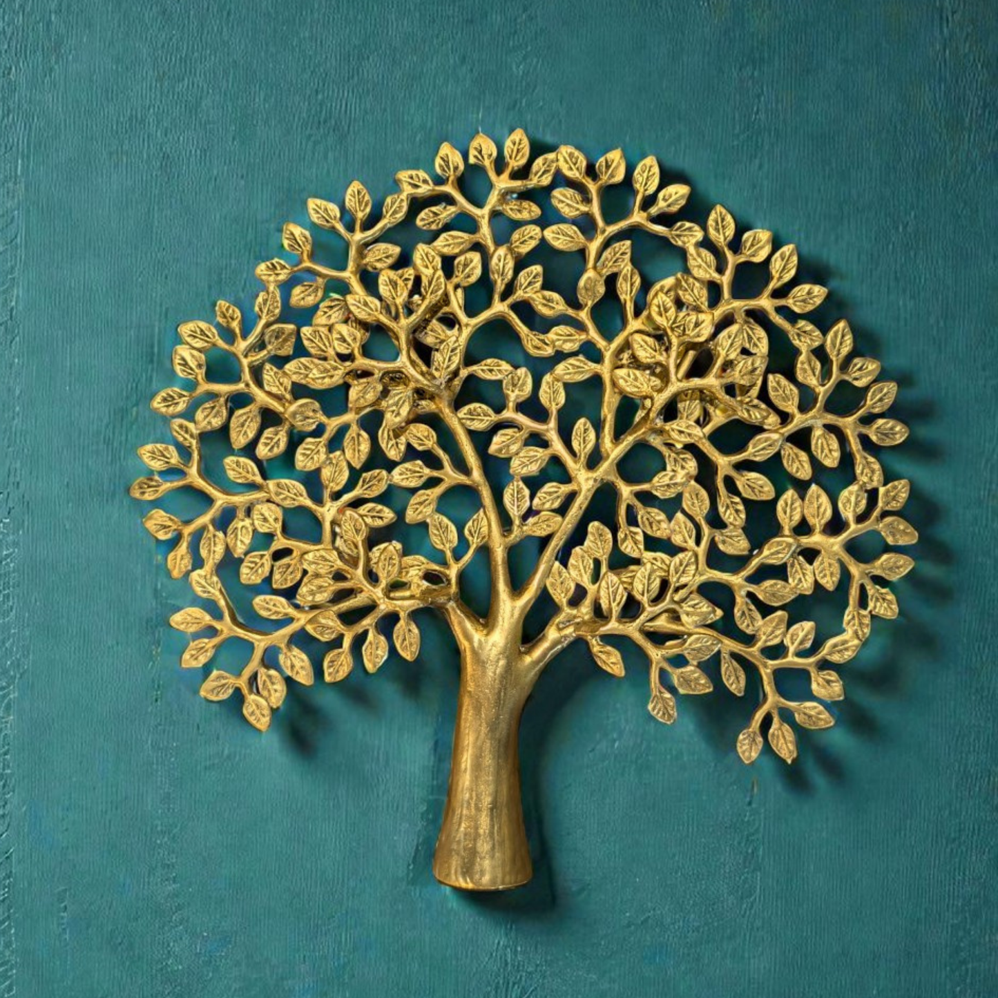 Brass Tree of Life Wall Decor – Artistic Wall Hanging
