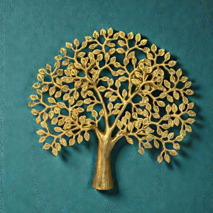 Brass Tree of Life Wall Decor – Artistic Wall Hanging