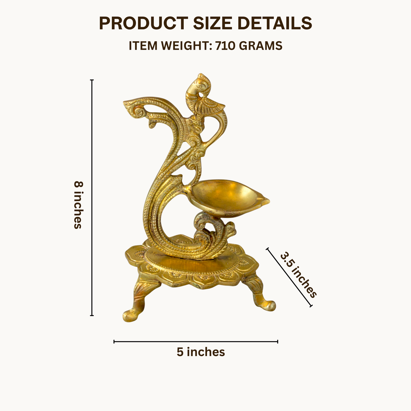 Thar Arts And Furniture -Brass Deepam