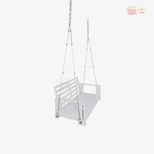 Sheesham Wood Swing in white Color