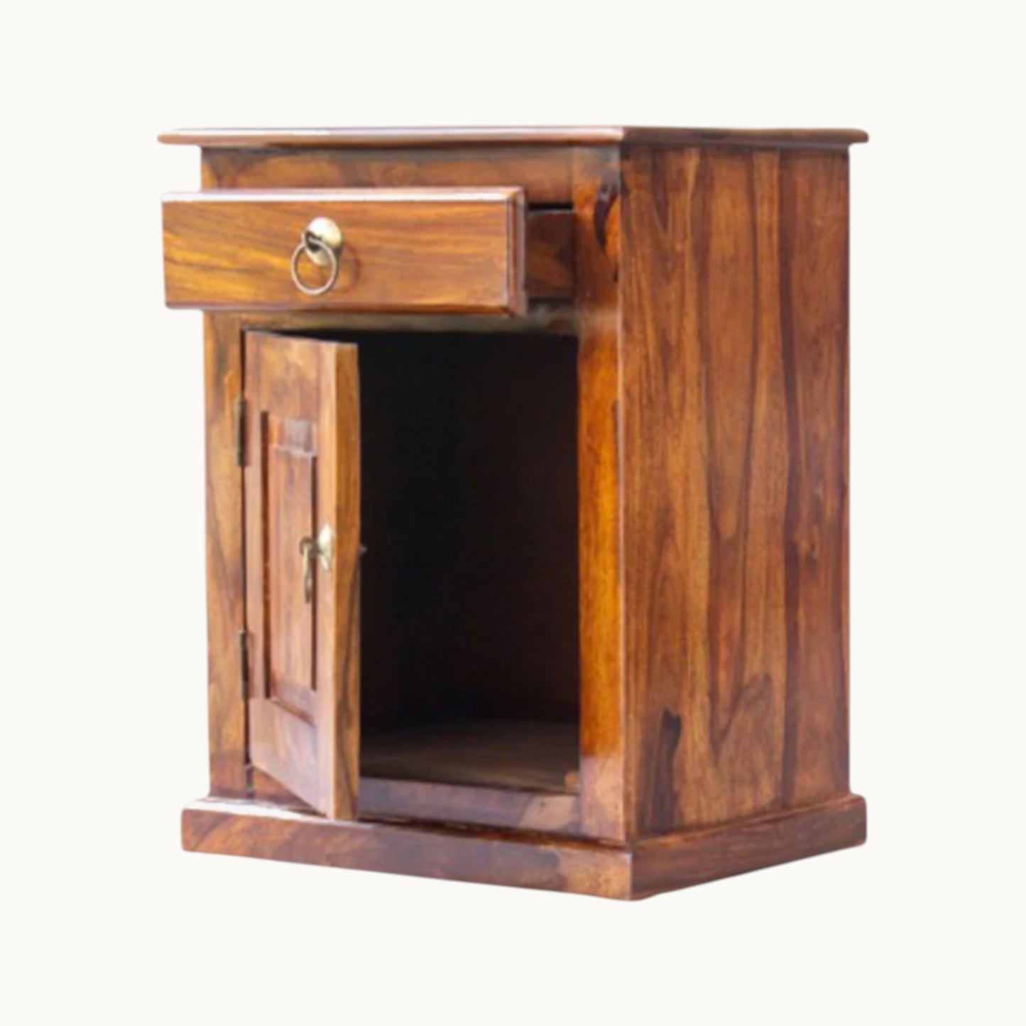 Thar Arts And Furniture - Sheesham Bedside with storage