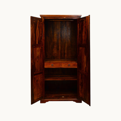 Thar Arts And Furniture - Sheesham Wood Wardrobe | Wooden Almirah for Bed Room
