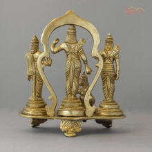 Brass Engraved Auspicious Ram Darbar