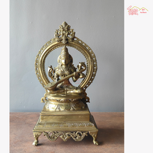 Brass Tara Devi Mask Wall Hanging